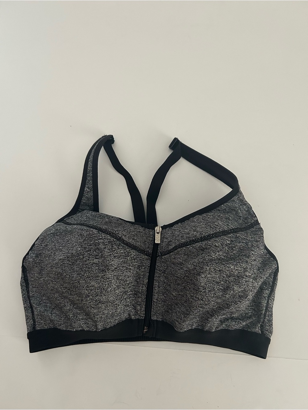 Victoria’s Secret Gray Front-Zip Sports Bra | Size 36C